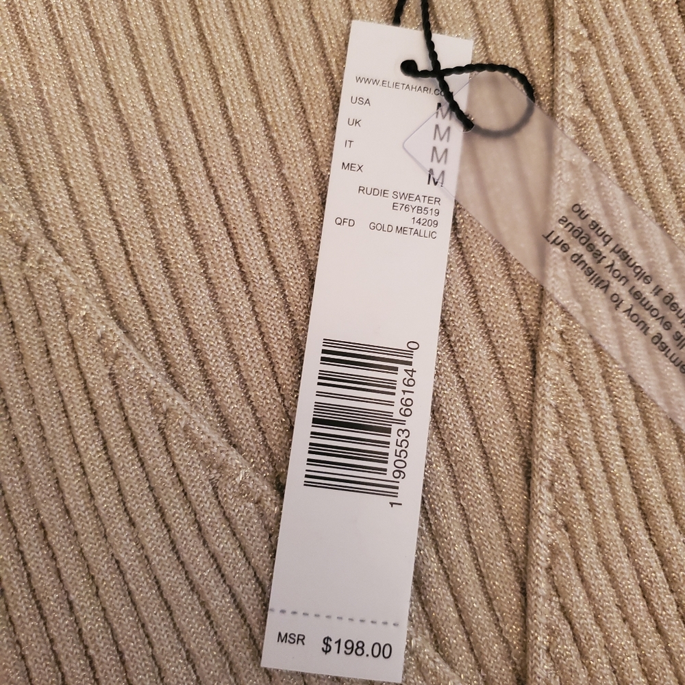 Elie Tahari Rudie Ribbed Tank Women's Sz M or XL - Picture 5 of 7